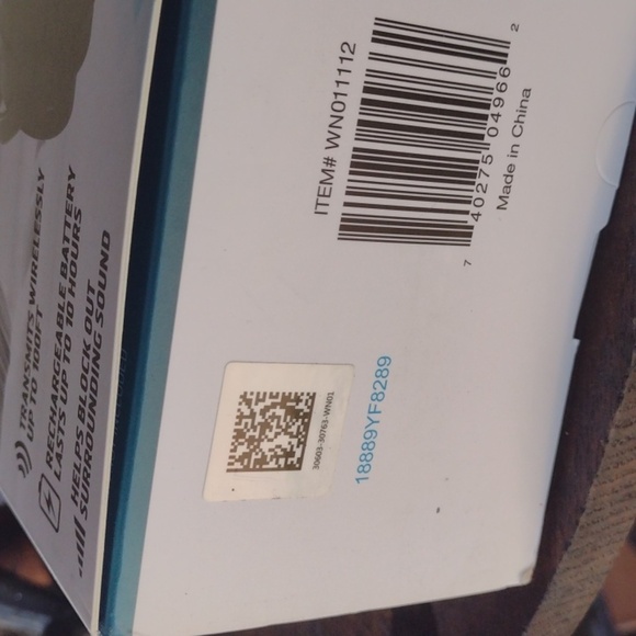 Sharper Image Own Zone Black Wireless Headphones NWT - Picture 5 of 5